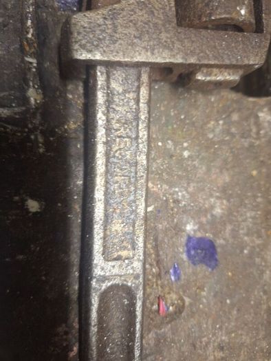 14 inch  steel record Wrench