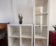 2X Ikea Kallax shelving units