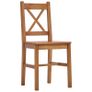 9 Piece Dining Set Pinewood Honey Brown Image 10