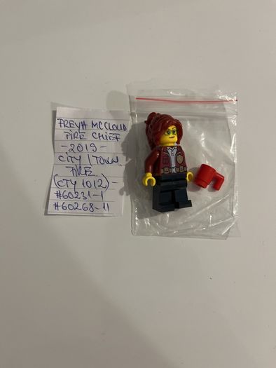 Lego City Freya Mc Cloud Fire Chief