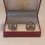 NOS Sterling Silver Official Manchester United Cufflinks Image 2