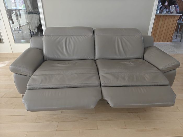 Leather couch