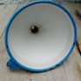Blue enamel Funnel, Danish vintage enamelware Image 2