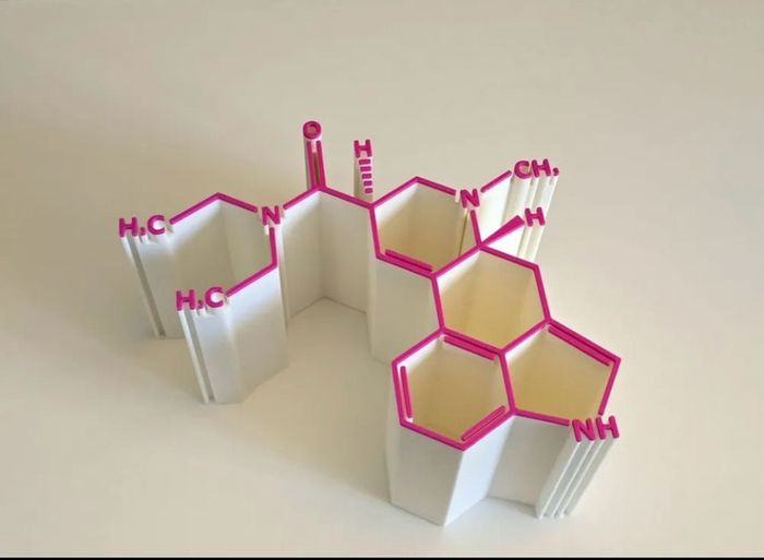 Chemistry desktop organiser Lysergic acid diethylamide