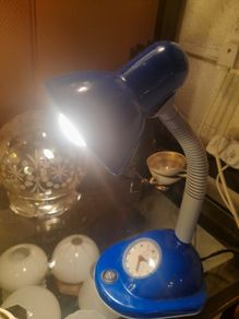 Vintage Desk Lamp /Clock