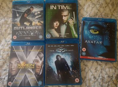 Blurays x 5