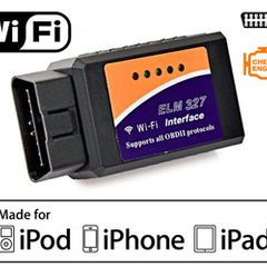 WIFI WLAN Wireless OBD2 OBDII LM327 Car Diagnostic Scanner Adapter Reader for iPhone 4S / 5 / 5S iPad 2 / 3 / 4 iPad mini iOS PC