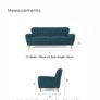 EZ Living Waldorf (formerly Harper) 3 Seater Velvet Sofa + Matching Velvet Footstool Image 9