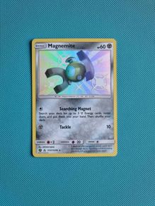 Magnemite Pokemon Card from Hidden Fates Shiny Vault (SV27/SV94)