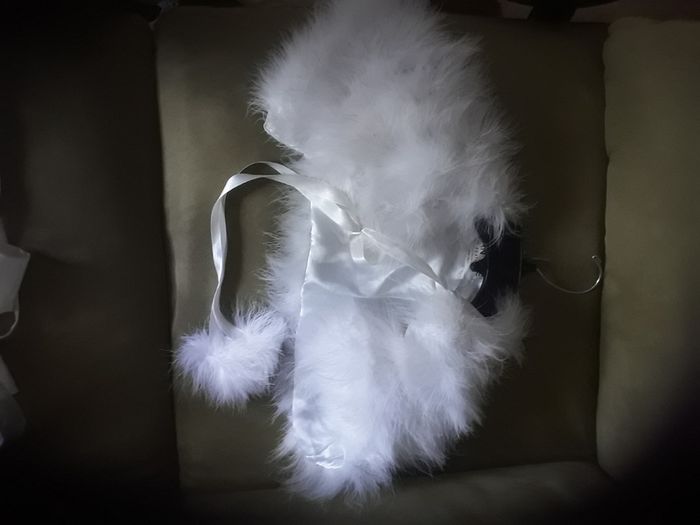 Girl Communion Shrug/Child Bridesmaid Cape Wrap Real Feathers