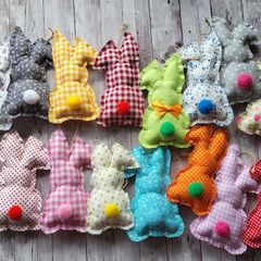 Easter Bunnies. Hanging Decoration.
