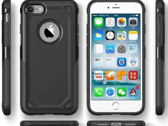 Armour Case for Apple iPhone SE 2022 Shockproof Heavy Duty Thin Back Cover