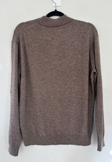 Massimo Dutti Yak wool blend polo knit