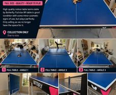 Butterfly 9ft Indoor Table Tennis Table