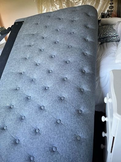 Superking sleigh bed