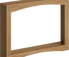 Narrow Console Table, 15 cm Thin Entryway Table, Behind Couch Table for Small Spaces, Small Farmhouse Hallway Table, for Living Room, Hallway, Foyer, Light Walnut