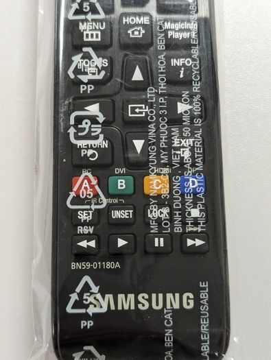 New Samsung TV Remote Control BN59-01180A