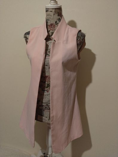 Pink Sleevelss Jacket