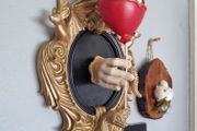 IT Pennywise Balloon 3D Wall Plaque Custom Gold Finish