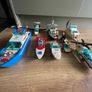 Vintage LEGO Lot Boats & Town/Police Image 3
