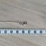 Vintage Sterling Silver 925 Teardrop Blue Stone & Marcasite Pendant Necklace with Box Image 6