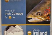 Ireland 2011 Beautiful Uncirculated Euro Coin Set Animals of Irish Coinage Salmon