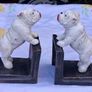 2 X Cast Iron Hand Painted Bulldog Bookends(2.2kgs) Image 3