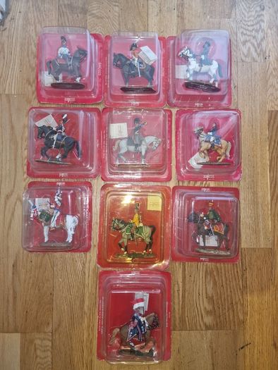 10 Vintage Tin Figures Napoleon Wars