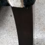 Vintage pair of camelback sofas Image 4