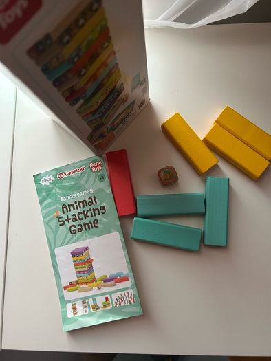 Animal stacking game