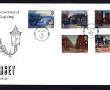 1981 Jersey The 150th Anniversary of Jersey by Gaslight Commemorative Stamps First Day Cover (FDC)