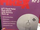 Mains Heat Alarm with Battery Back Up