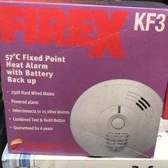 Mains Heat Alarm with Battery Back Up