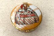 Vintage 1970s Spanish Porcelain Trinket Box