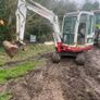 3tonne mini Digger with driver for hire Image 2