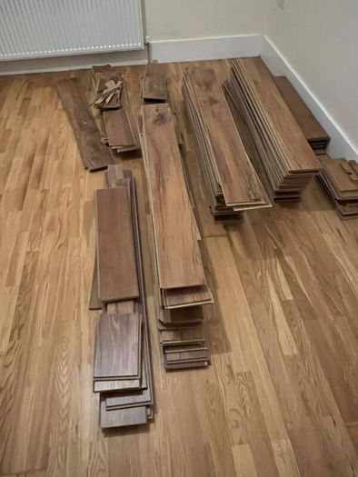 Laminate wood flooring