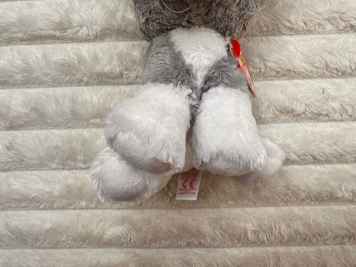 Ty Beanie Boo Whiskers approx. 15 cm. Plush Schnauzer Dog Please see photos
