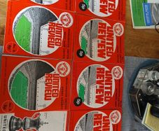 Manchester Utd Football programmes from  '70 onwards
