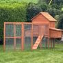 Large Chicken Coop 6-9 Birds  Natural Wood Image 4