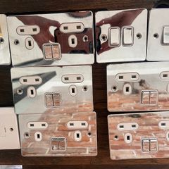 Electric switches and sockets