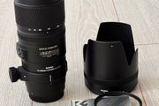 Sigma 70-200m f/2.8 Apo DG HSM Canon lens with acessories