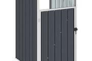 Garbage Bin Shed Anthracite 72x81x121 cm Steel