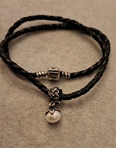 pandora leather bracelet