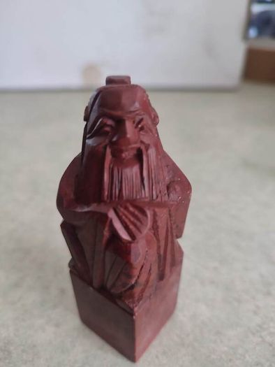A Piece of Chinese Seal Handmade Stone Stamp by Chisel Confucius Hometown Name Chop for Calligraphy Painting  Character Kanji