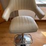 2 cream barstools Image 3