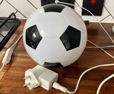 Football lamp from Ikea