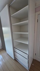 IKEA PAX Wardrobe Combination - Extra Tall 2.37m, Sliding Doors, Shelving, Drawers