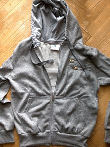 Zipped Grey Hoodie, Size S, BRAND NEW!