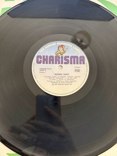 Genesis Invisible Touch 1986 Vinyl LP Charisma Records Great Condition