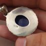 Beautiful Handmade Desgin 925 Silver & Lapis Lazuli Pendant Image 10